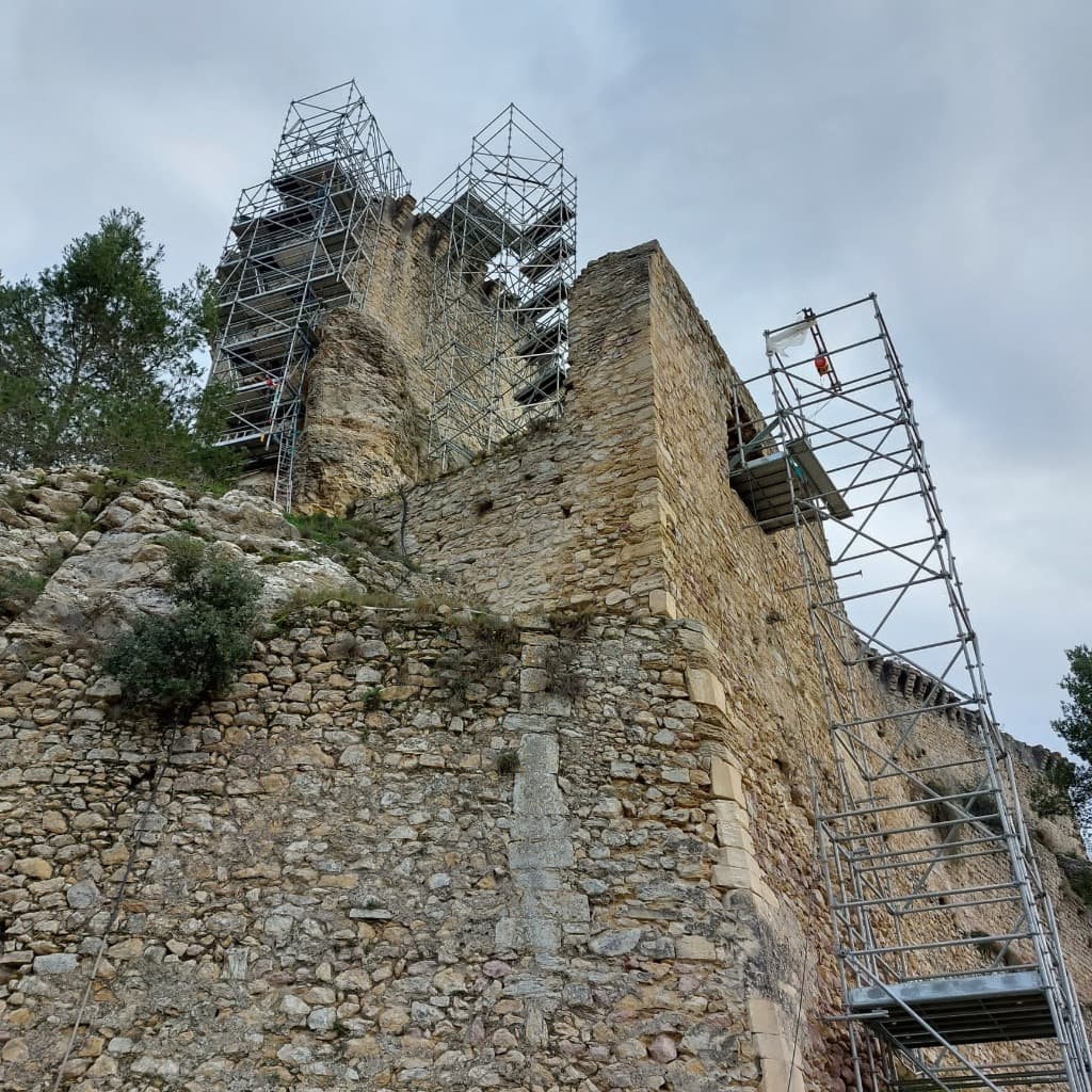 Restauration du Château de Boulbon